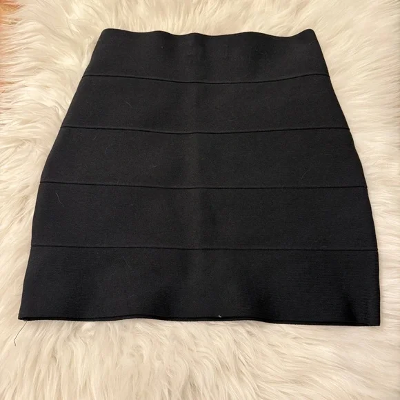 High Waisted Black Skirt - Picture 2 of 6